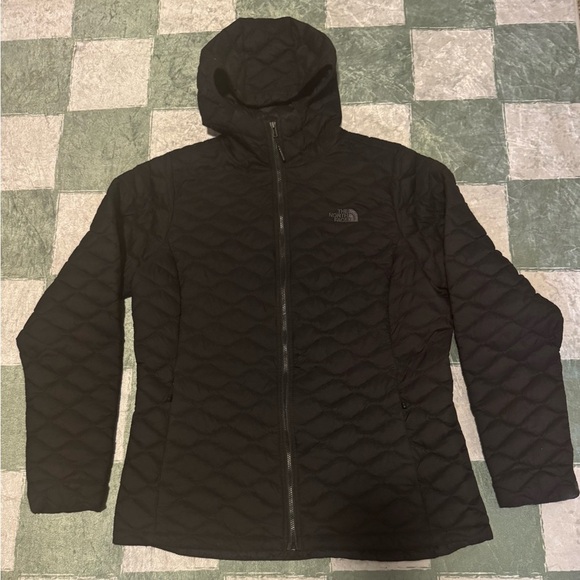 The North Face Black Quilted Jacket Size Large - Picture 1 of 7